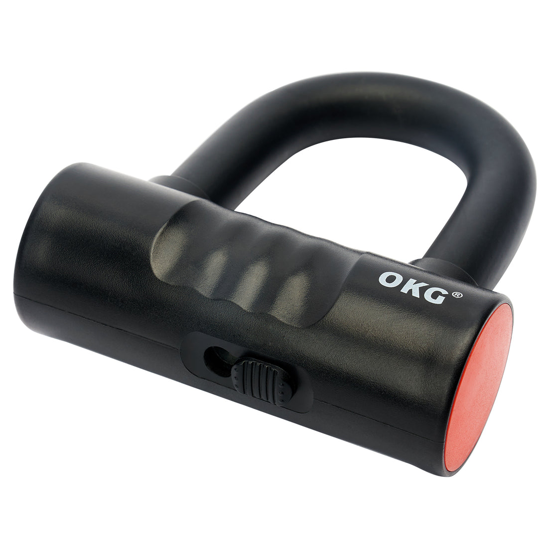 OKG Small U Lock - 4 Keys, 11/16" (18mm) Dia Heavy Duty Hardened Alloy Steel U Shackle. Anti-Theft, Anti-Cut, Anti-Pry, Combined for Motorcycle Lock, Bicycle Lock, Chain Lock (No Security Chain)